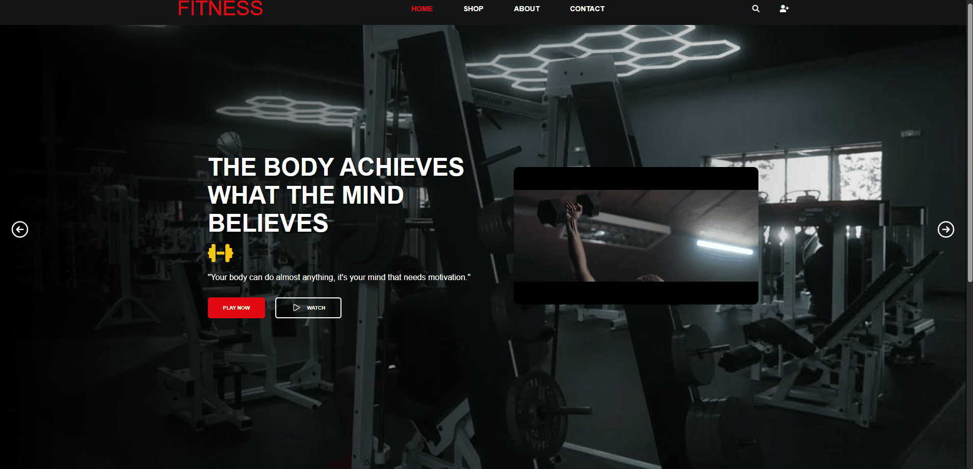Exemplo de Dashboard